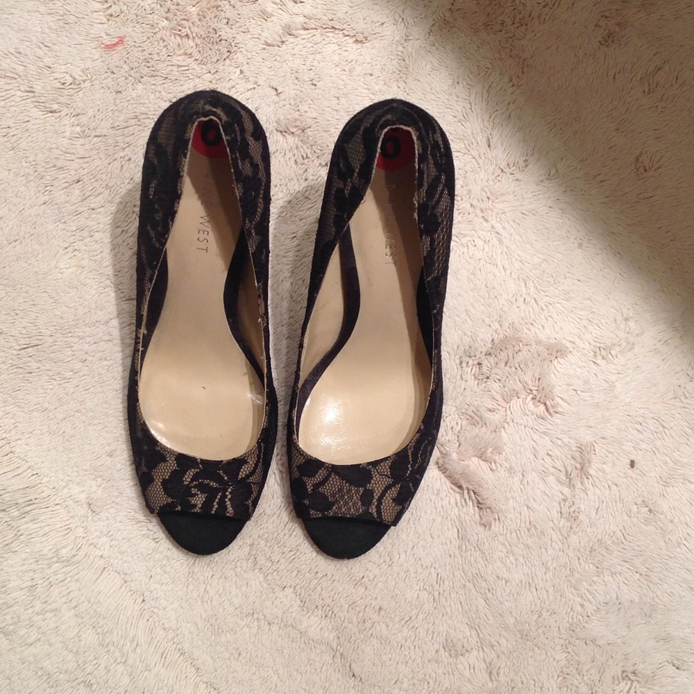 Nine West Peep Toe Heels